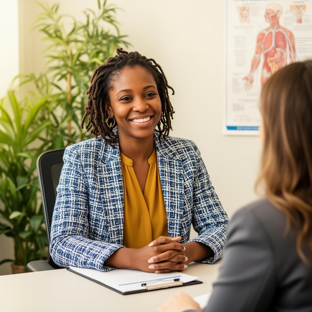 Dr Corridon during a consultation